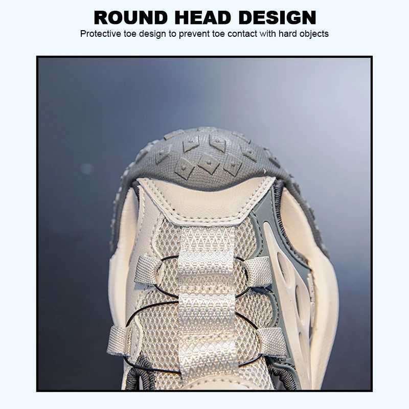 Non slip childrens sandals childrens sandals for girls and boys summer sports for young children beach sports running casual shoes Z250410