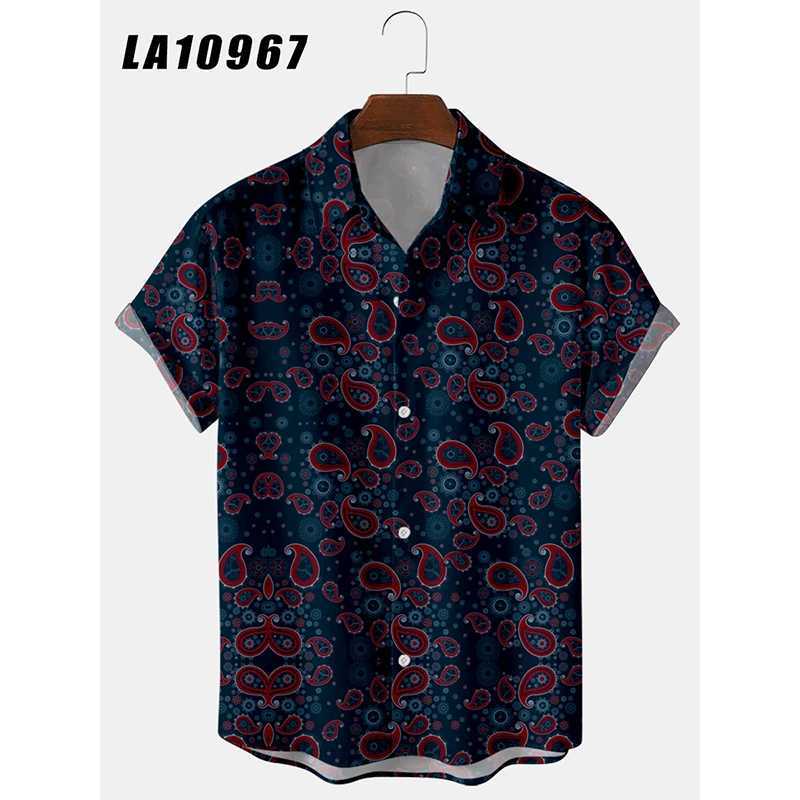 2024 Creative Panda Printed Short sleeved Mens Shirt Summer Hawaii Beach Retro Spring Stay X250410