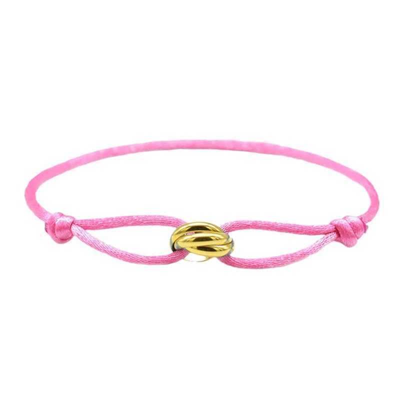 Simple Retro Lucky Woven Rope Bracelet For Women Men Temperament Trendy Luxury Circles Bangles Jewelry Accessories GiftsC250411