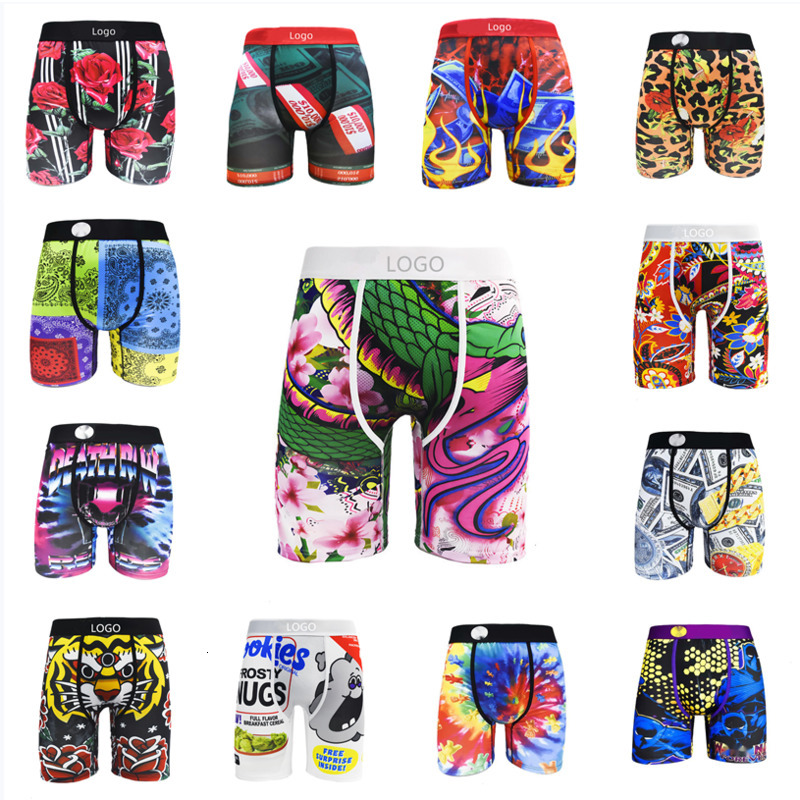 Mens Shorts 2025 New Sexy Underpants Boxers Briefs Quick Dry Breathable Underwear Pants With Bags Branded Male 147 Colours