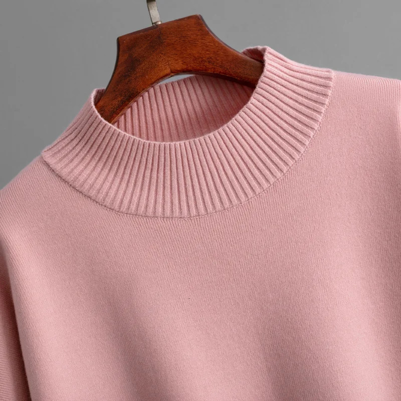 Korean Solid Knitted 2 Piece Sets Women Oneck Long Sleeve Knitwears Sweater Pullover Tops Conjuntos Casual Split Skirts Outfit 251110