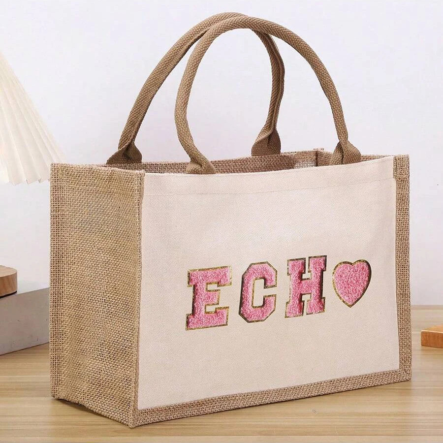Hundreds of womens shopping bags portable large capacity handheld zipper fashionable letter printed handbags travel 250401