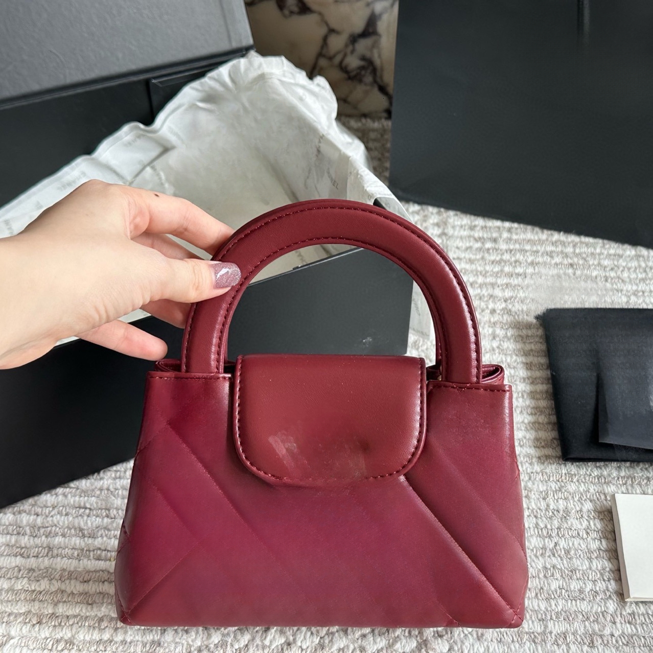 Designer's new fashionable quilted chain handbag, women's shoulder crossbody bag, designer bag