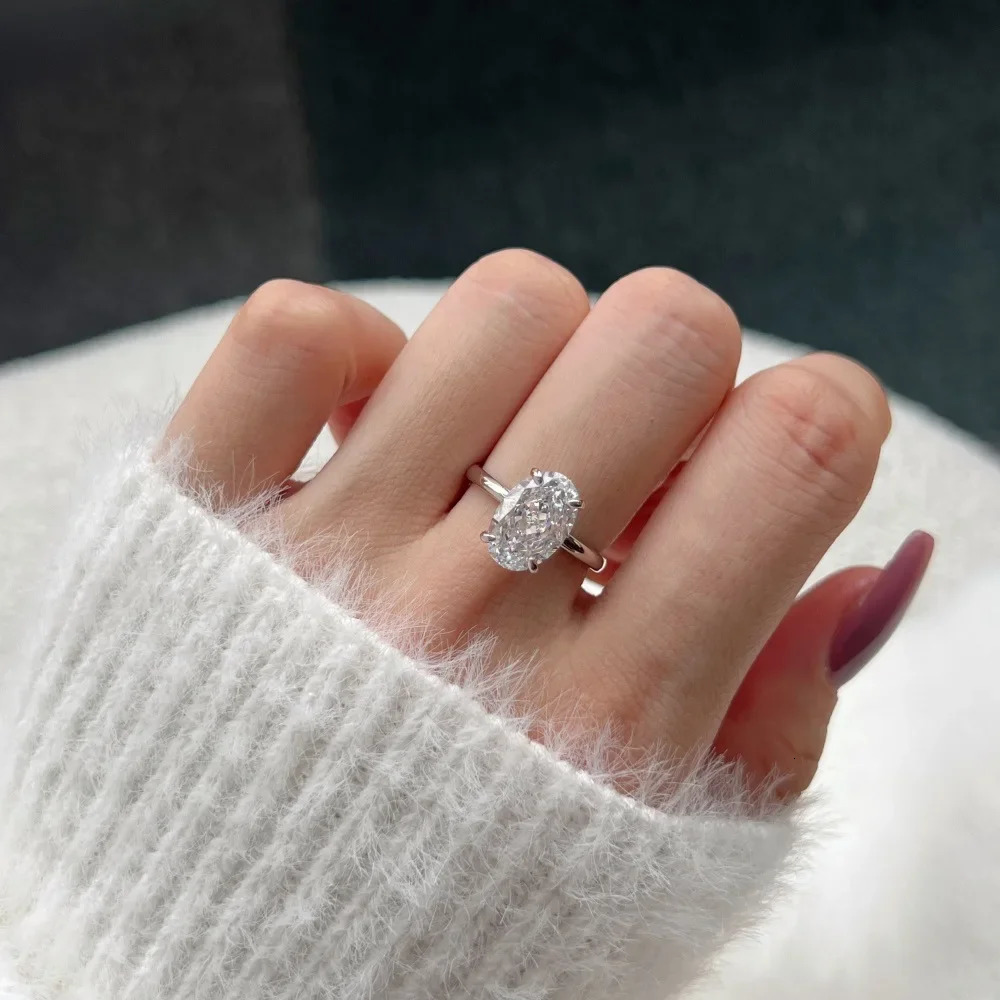 European and American INS style wedding oval 8A series womens ring fashion high-end version fashion jewelry 250407