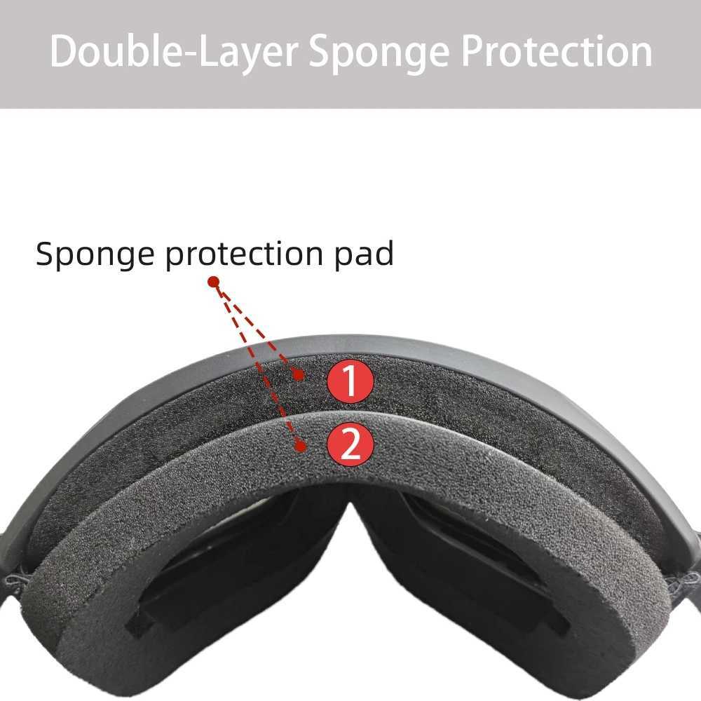 2025 New Children Ski Goggles Double Layer Anti Fog Glasses Winter Outdoor Sport Glasses Winter Safety Ski Equipment Ski Goggle K251110