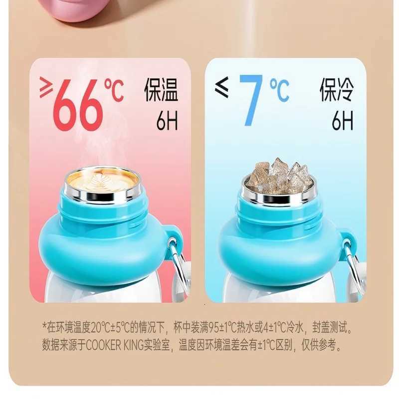 Fashionable cup Kids Insated Cup for Girls New Straw Water Bottle School Cter Thermos for Students Y251110