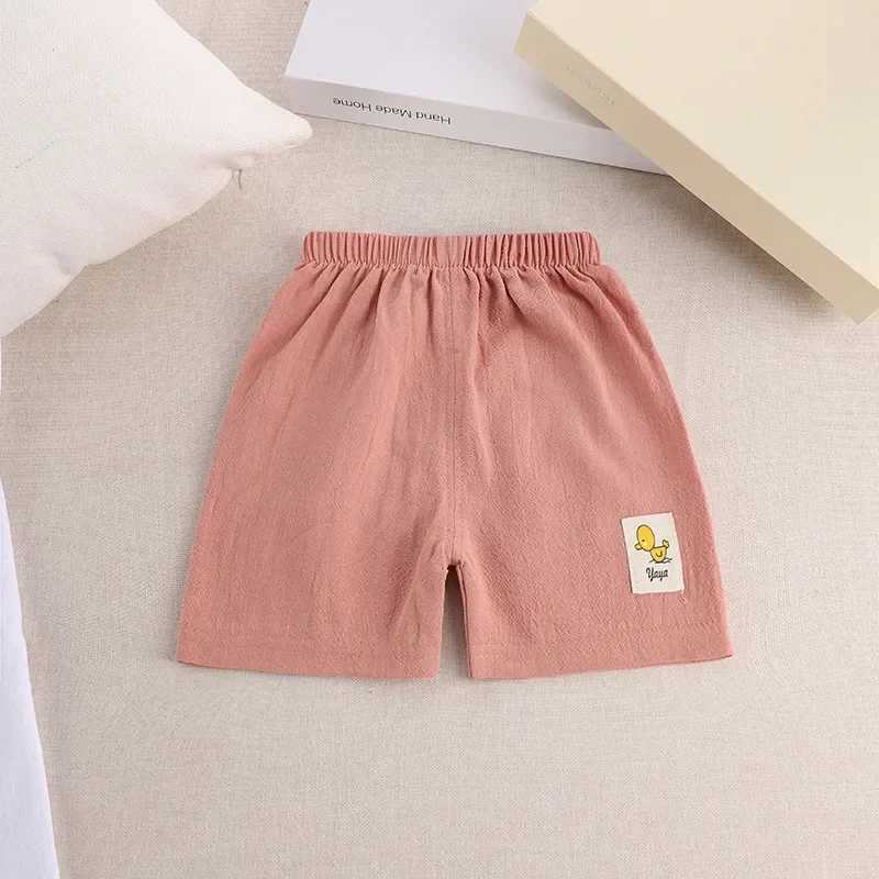 Girls and boys summer shorts multi-color fashionable comfortable breathable striped sports shorts childrens casual pants Z250410
