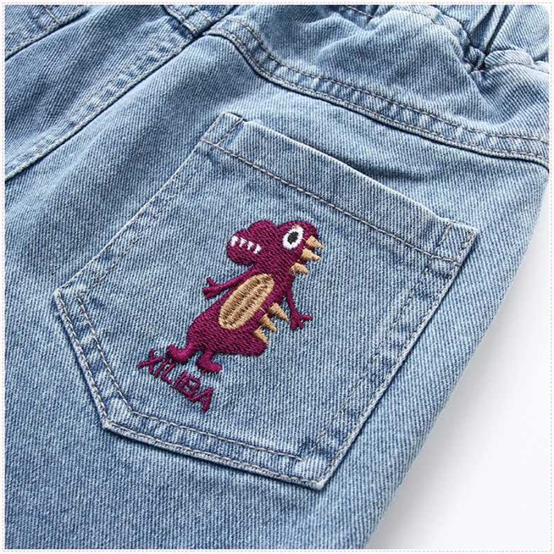 Baby boy shorts girl casual jeans childrens clothing summer shorts 2-8 year clothing boy loose denim shorts Z250410