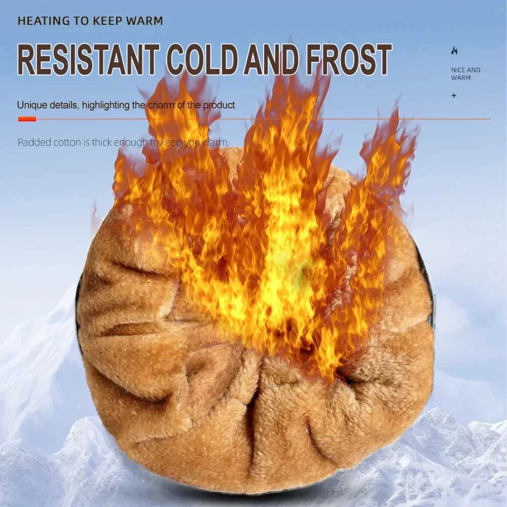 1 Pair Cycling Motorcycle Scooter Thick Warm Handlebar Muff Grip Handle Bar Muff Rainproof Winter Warmer Thermal Cover Gloves S25118