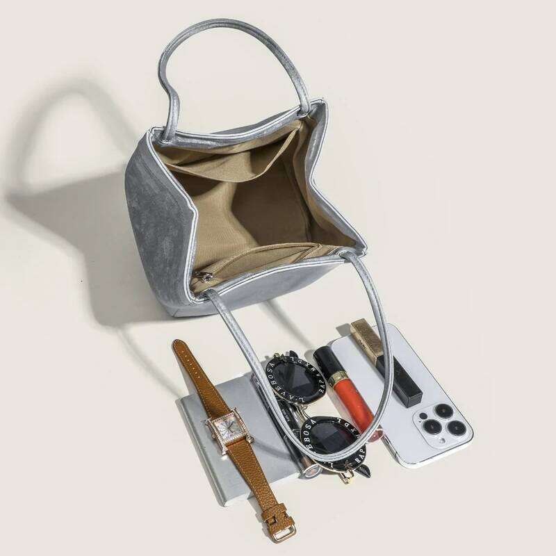 Free Custom Initials Mini Bucket Bags For Women Luxury Designer Handbags Purses 2025 New In Genuine Leather Carry Wrist Shoulder