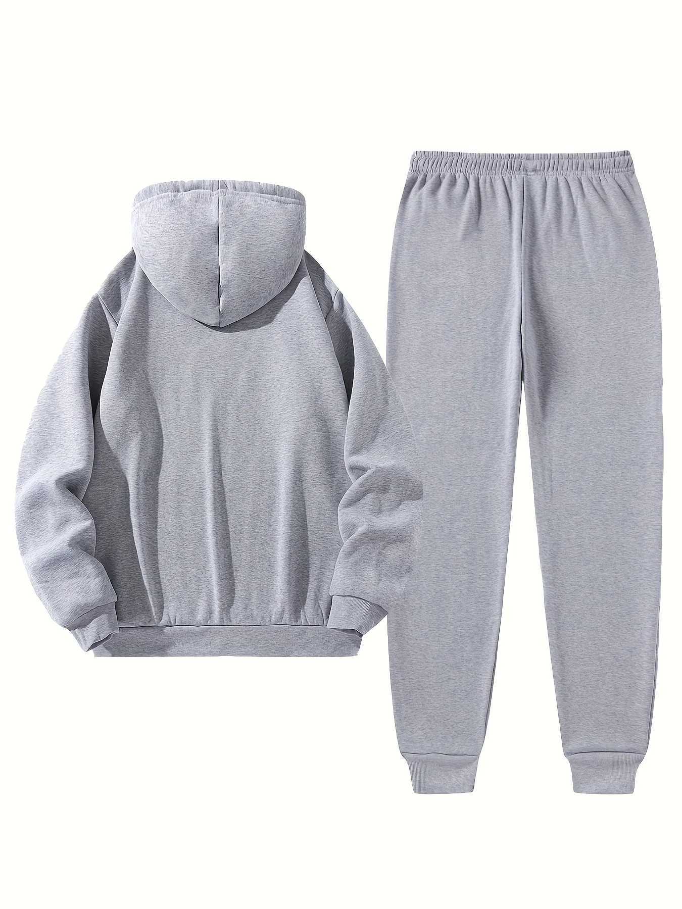A mens full set includes a hooded sweatshirt and matching pants - the latest 2025 model W251110