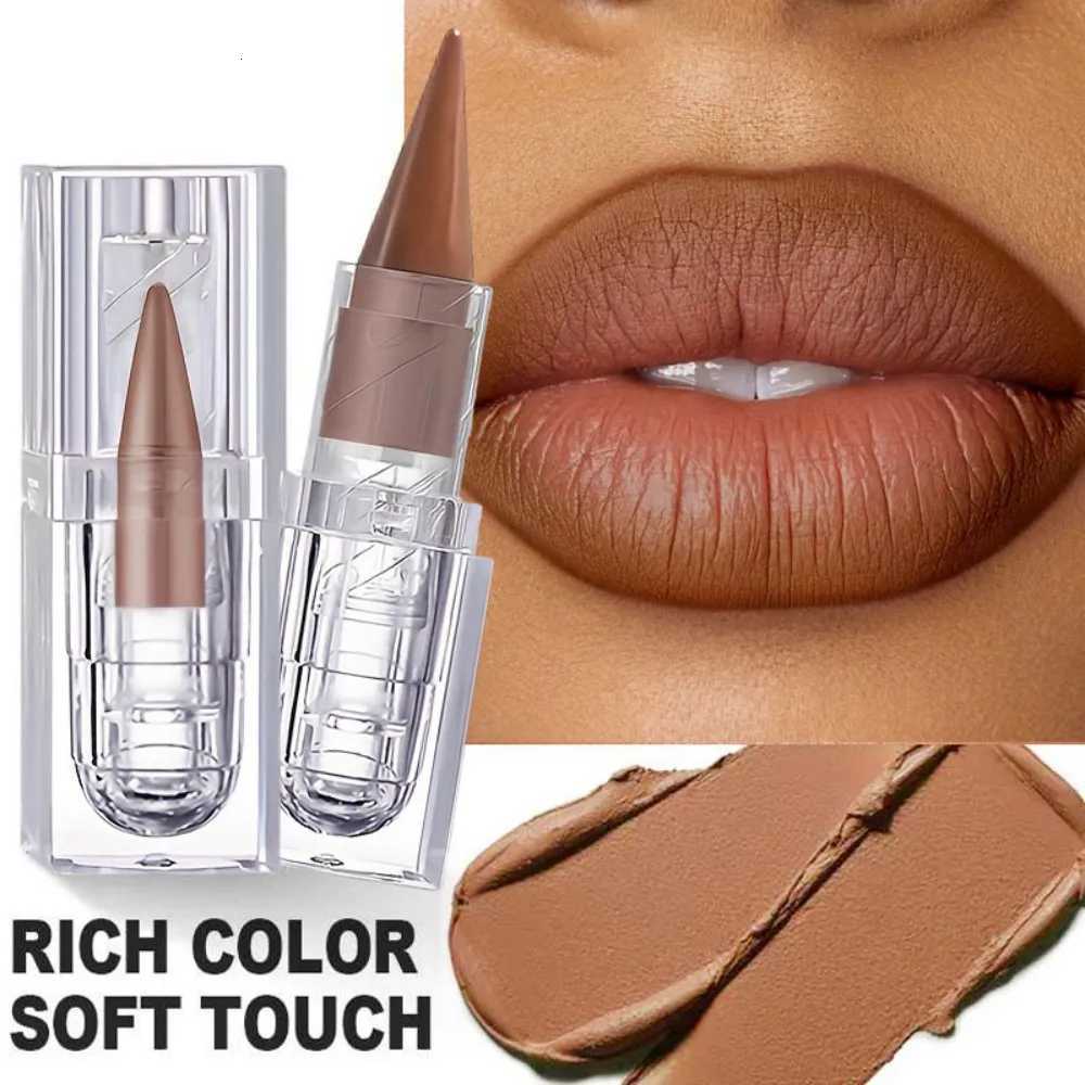Velvet Matte Waterproof Lip Contour Lipstick Multi functional Long lasting Non stick Cup Rouge Makeup LipglossT251110