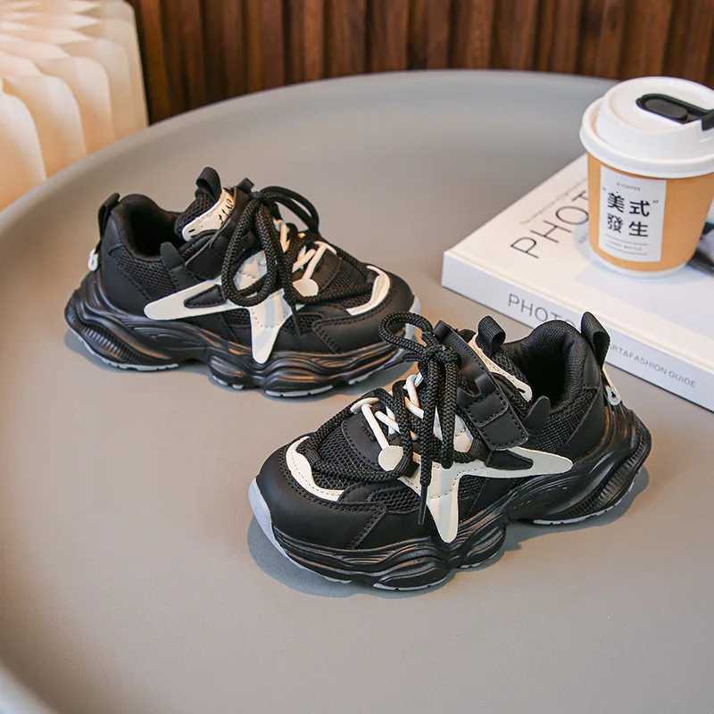 Spring Girl Shoes New Fashion Versatile Child Sneakers Comfort Soft Sole Anti Slip Casual Shoe Trendy Simple Breathable Boy Shoe W251110