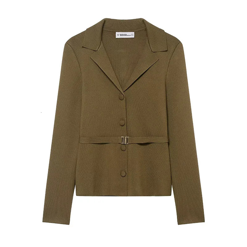 Women Knitted Midi Skirts Two Piece Sets Chic Fashion Belt Knit Cardigan Coat Womens Suits Autumn Winter Woman Outfits 251110