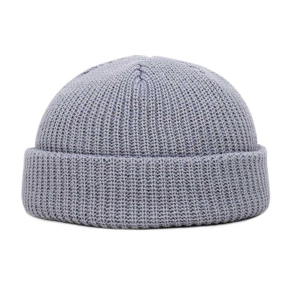 Casual Short Thread Skullies Beanies Winter Warm Knitted Hat for Adult Men WomenXJ251110