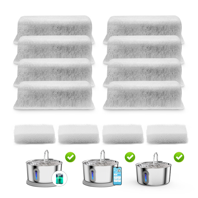 Automatic Intelligent Pet Drinking Fountain with LED Light Indicator