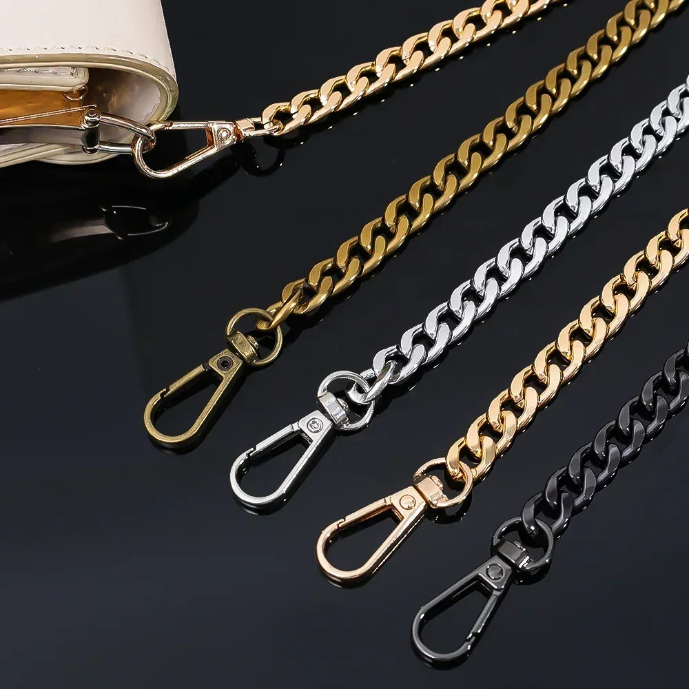 120cm Metal Aluminum Bag Chain Replacement Parts Accessories for Hand-Woven Shoulder Handbag DIY Handmade Detachable Straps 251110