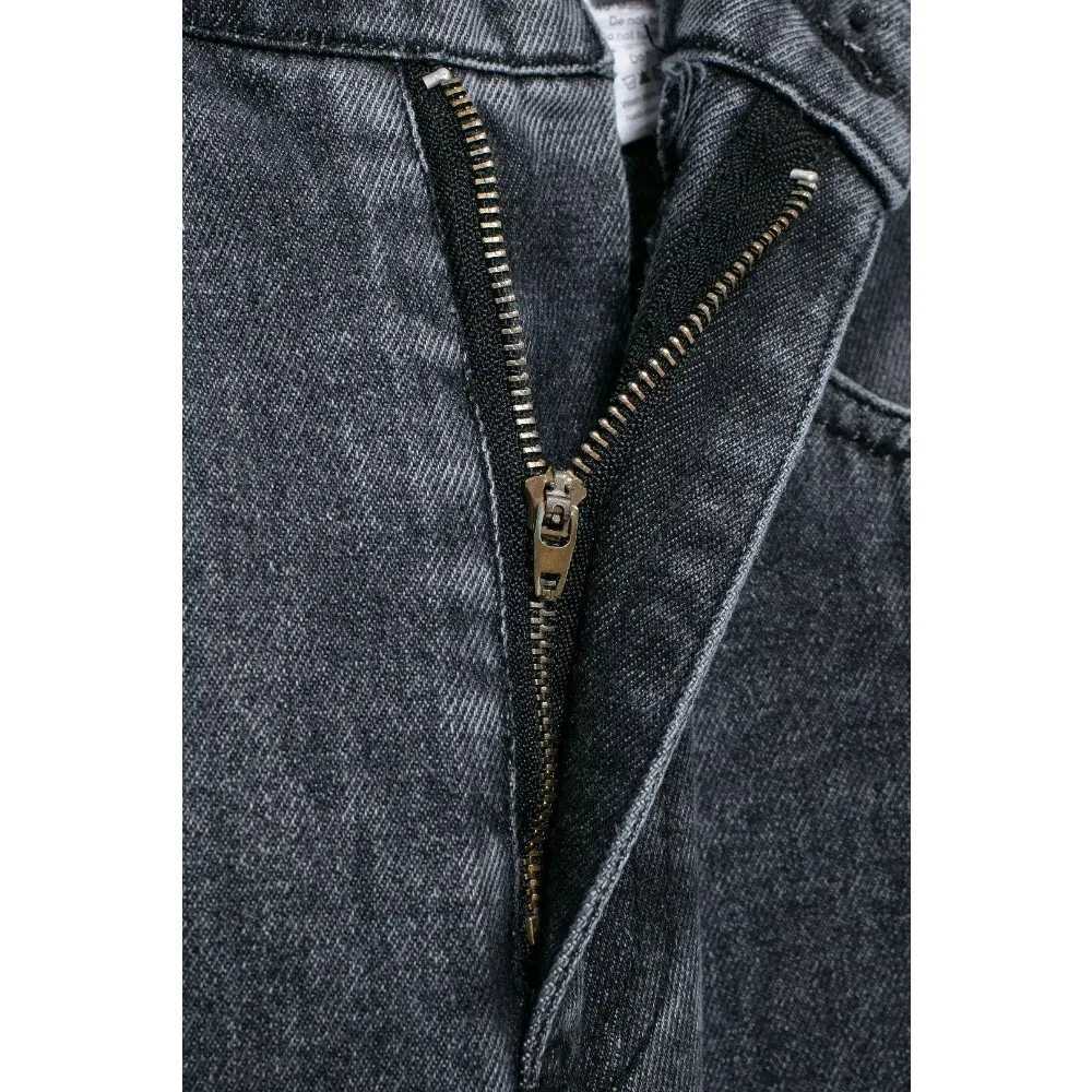 New Woman Trousers Solid Loose Zipper Fly Female Long Straight Pants Commute Lady Wild Street Womens Wide Leg Pant C251110