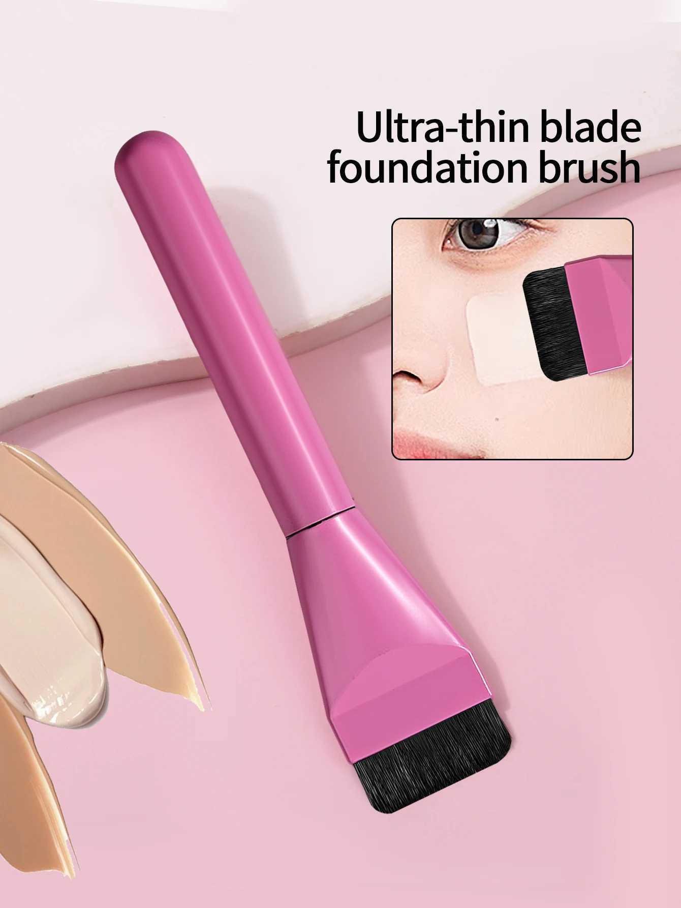 Multifunctional Foundation Brush Ultra-thin Liquid Foundation Brush Flat-head Mask Brush Portable Professional Makeup Tool L251110