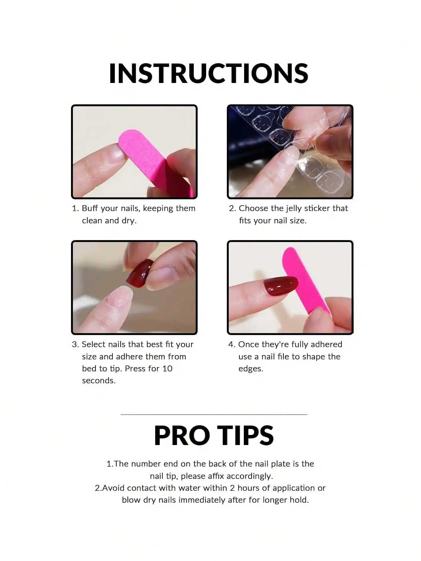 24 pieces/set of short square fake nails suitable for cute female brides heart white French tips fake onions Y2K supply according to fake nails W25041