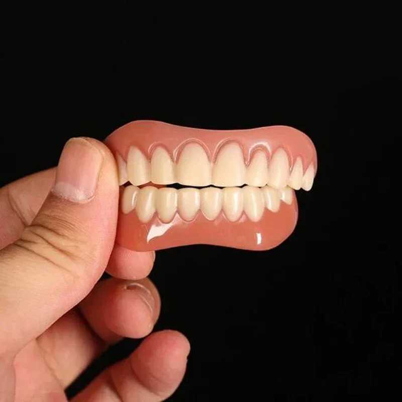 New Arrival Silicone dentures cosmetic dental veneers male and female dental hygiene tools dental veneers dental cosmetics Z250410