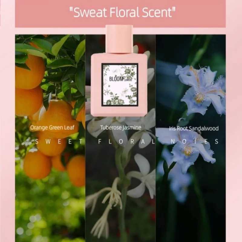 Brand Woman Perfume Bloom Flowers Ladies Sweet Perfume Gift Set Fresh Fruity Floral Long Lasting Eau De Toilette Body Spray X251110