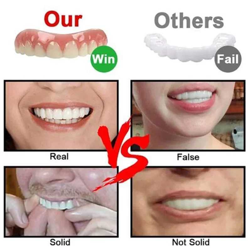 Silicone dentures cosmetic dental veneers male and female dental hygiene tools dental veneers dental cosmetics M250410