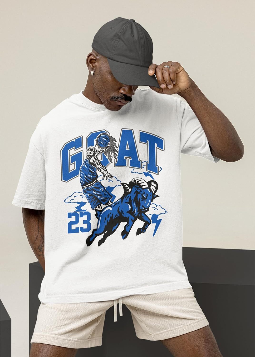 T shirt for Mens AJ 12 Blueberry 12s Retro Shirt, Goat 23, Shirts Match Sneakers 2D Sneaker Graphic Tee Casual Tops Clothes Short sleeve