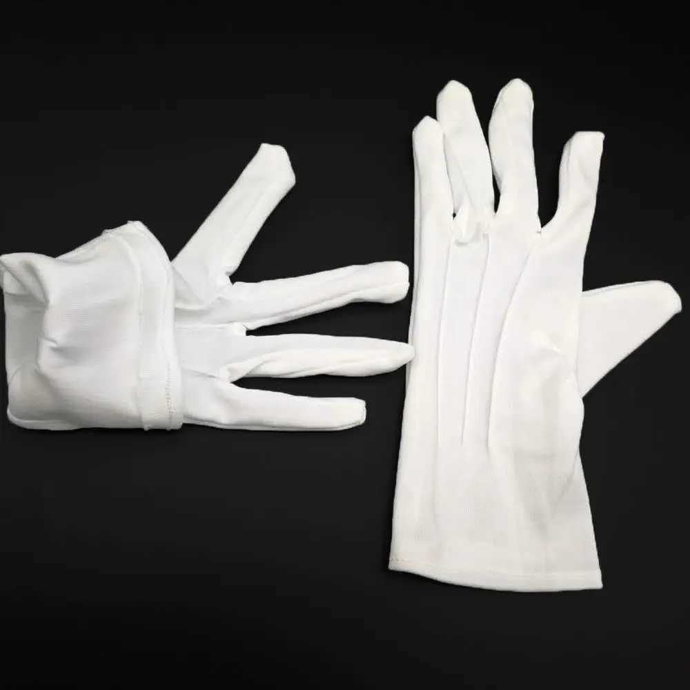 1Pair White Formal Gloves Tuxedo Honor Guard Parade Inspection Collection Serve L251110
