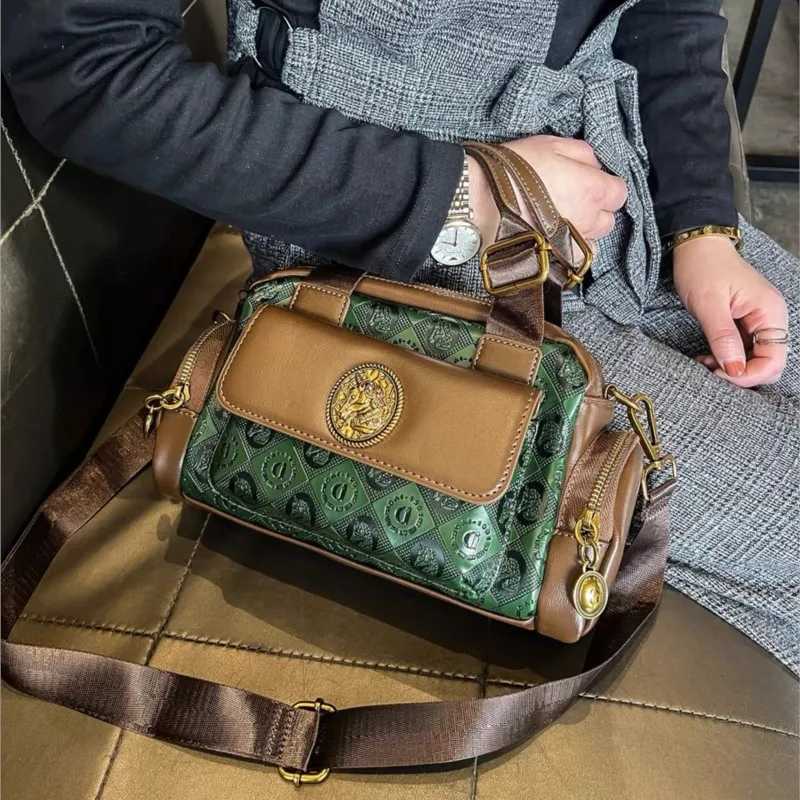 Brand Spring/Summer Boston Womens Bag Handheld Pillow Bag 2025 New High Fashion Single Shoulder Crossbody Bag for Women K251110