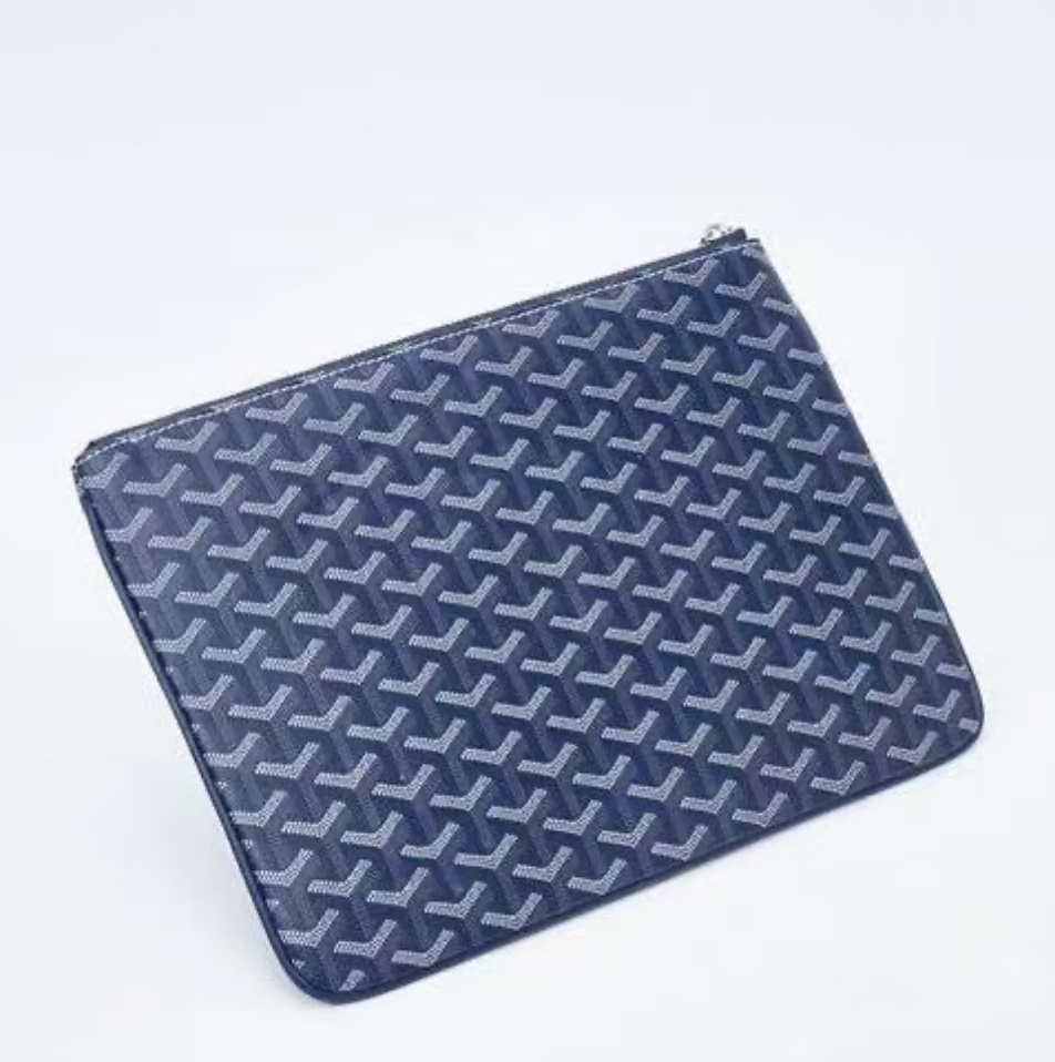 Designer Man Women Clutch Bags 2 Size Zipper Purse Leather Handbags Mens Business Big Wallets Travelling Wash Pouch2025