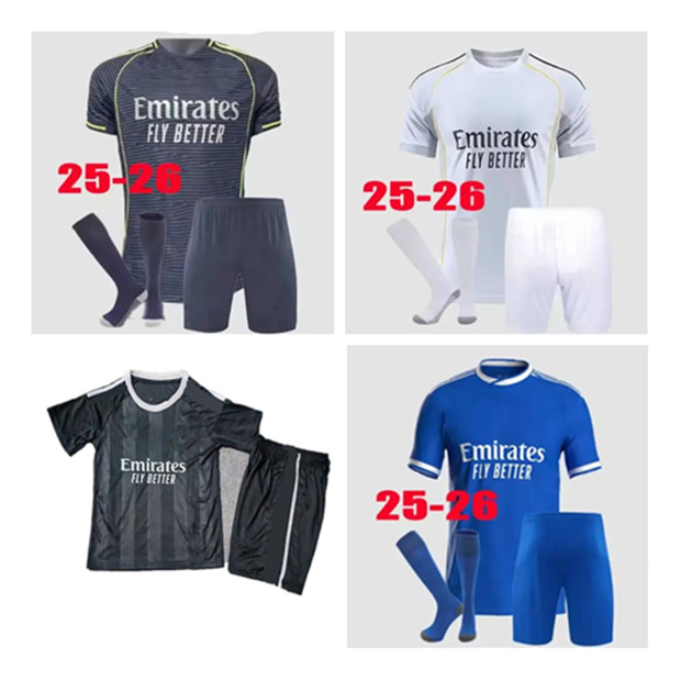 Baby Kids Clothing 24 25 26 MBAPPE BELLINGHAM VINI JR CAMAVINGA ARDA GULER kids kit sets Children athletic outdoor apparel Real MadridES soccer jerseys
