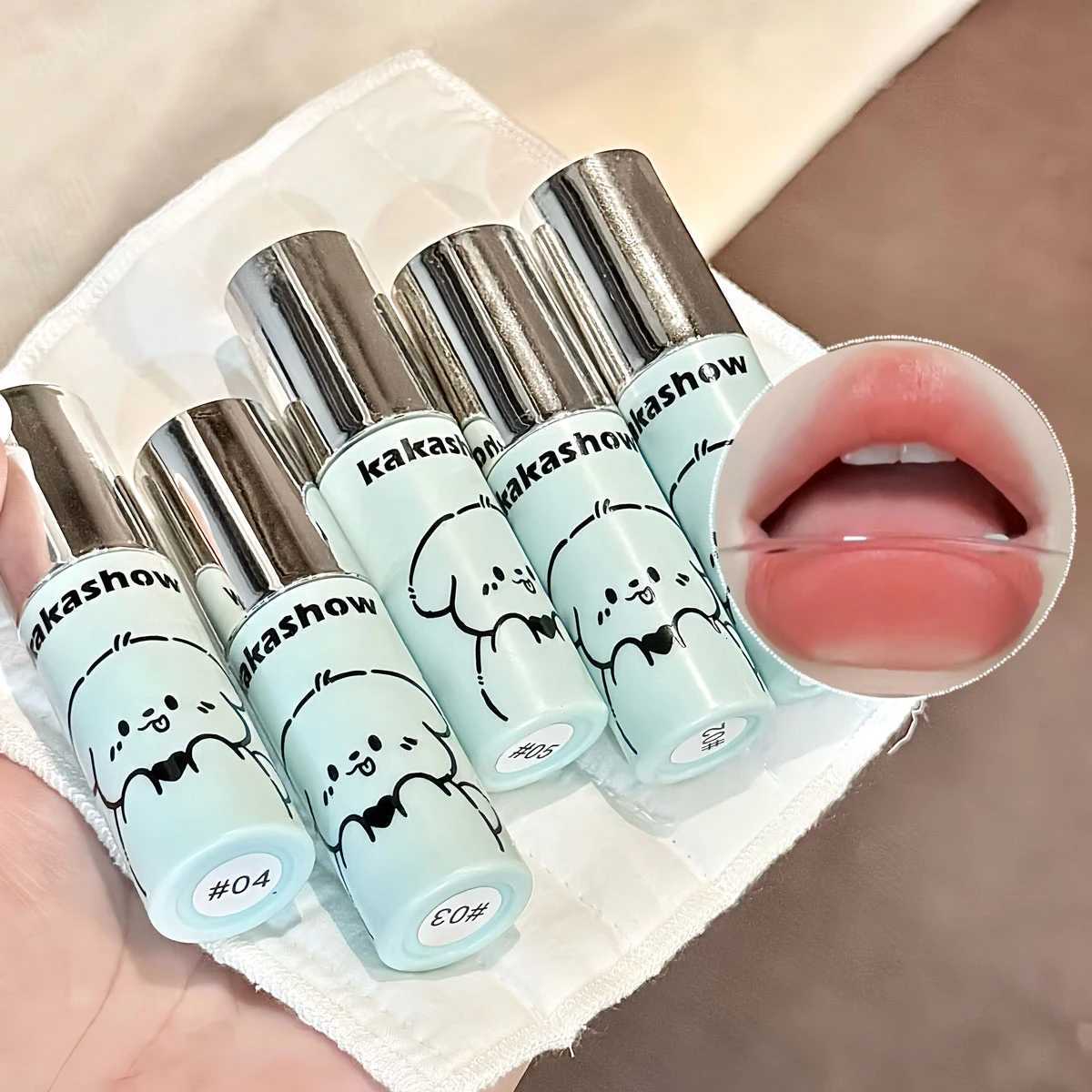 6 Colors Mousse Misty Lipstick Velvet Matte Lip Mud Moisturizing Orange Red Brown Autumn/Winter Lip Gloss Rouge Tint Lips MakeupT251110