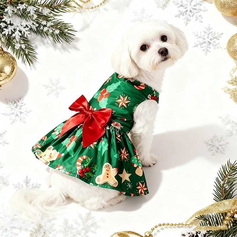 2025 New Christmas New Year Party Pet Costume - Large Dog Dress Skirt Holiday Outfit for Pets J251110