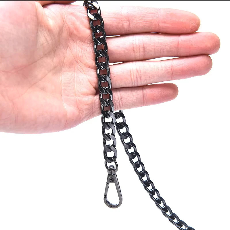Metal Aluminum Bag Chain Replacement Parts Accessories For Hand-Woven Shoulder Handbag DIY Handmade Detachable Straps 251110