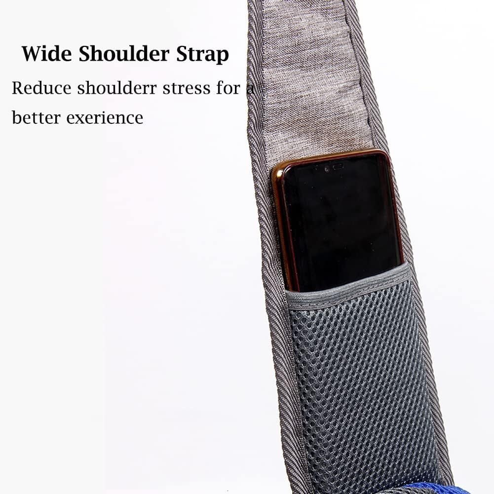 Pet dog sling straps, breathable mesh hands-free adjustable travel safety small dog sling bag backpack dog shoulder bag suitable for dogs, cats, rabbi