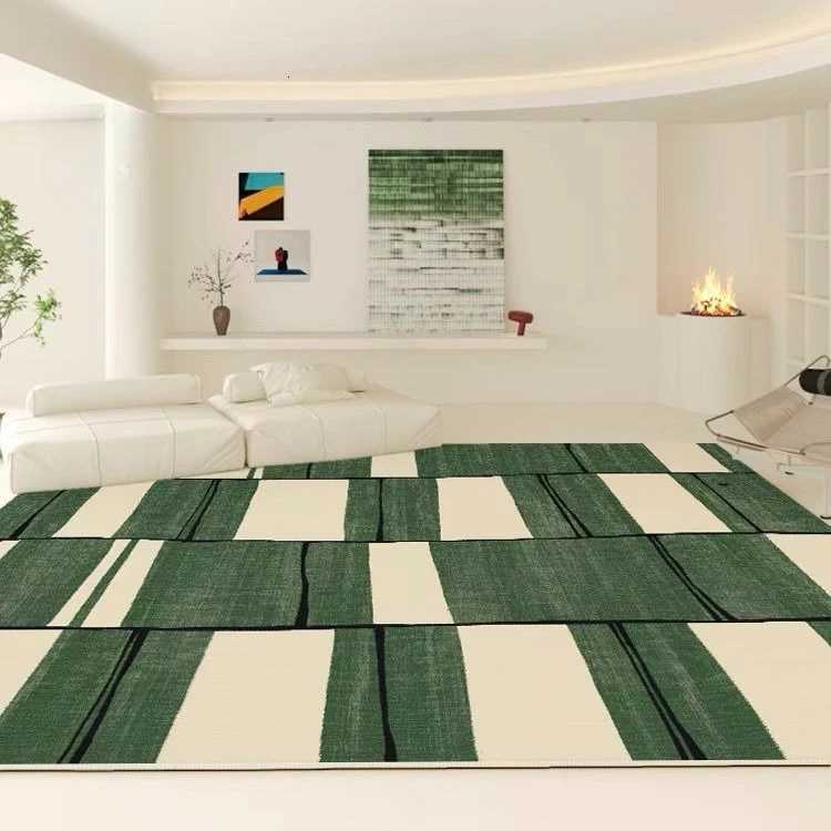 Simple Style Big Size Non-slip Living Room Rug Light Luxury Soft Coffee Tables Mat Easy Cleaning Room Decor Gaming Room Carpet Y251110