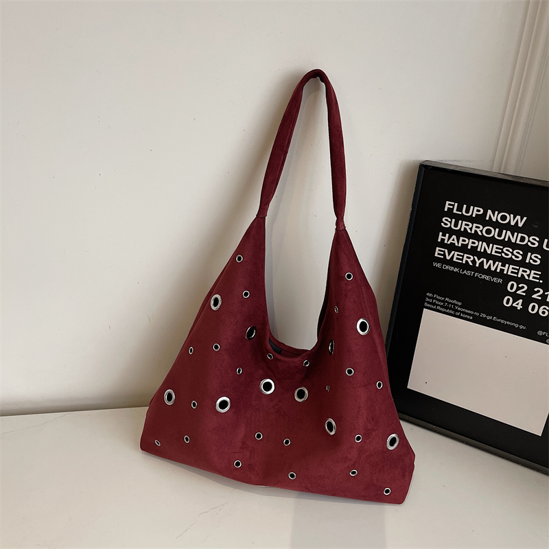 Autumn new women's retro high-end wide shoulder bag, casual versatile crossbody bag, high-end commuting leisure bag, shopping bag, versatile wome