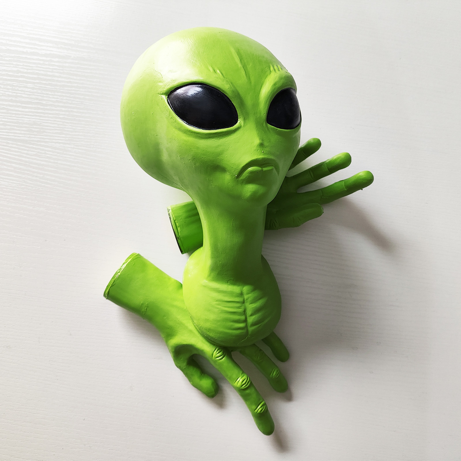 Green Alien UFO Visitor 51 Area Extraterrestrial Organism Monster Study living room wall ornament Sci-Fi Lovers Gift 240827