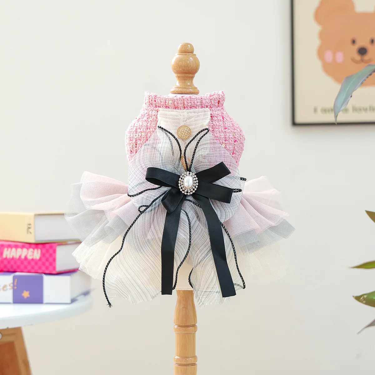 Small Dog Cat Clothes Elegant Pricess Dog Dress in Multi-Color Design Luxury Pet Dresses Fashion Colorful Boucl Skirt J251110