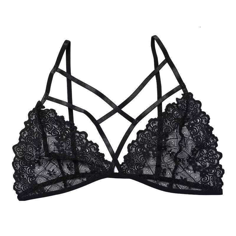 Lace Sexy Lingerie Sharicca Wholesale See Through Hot Girls Bralette Hollow Out Bra Set Womens Underwear With Lace Sexy Lingerie