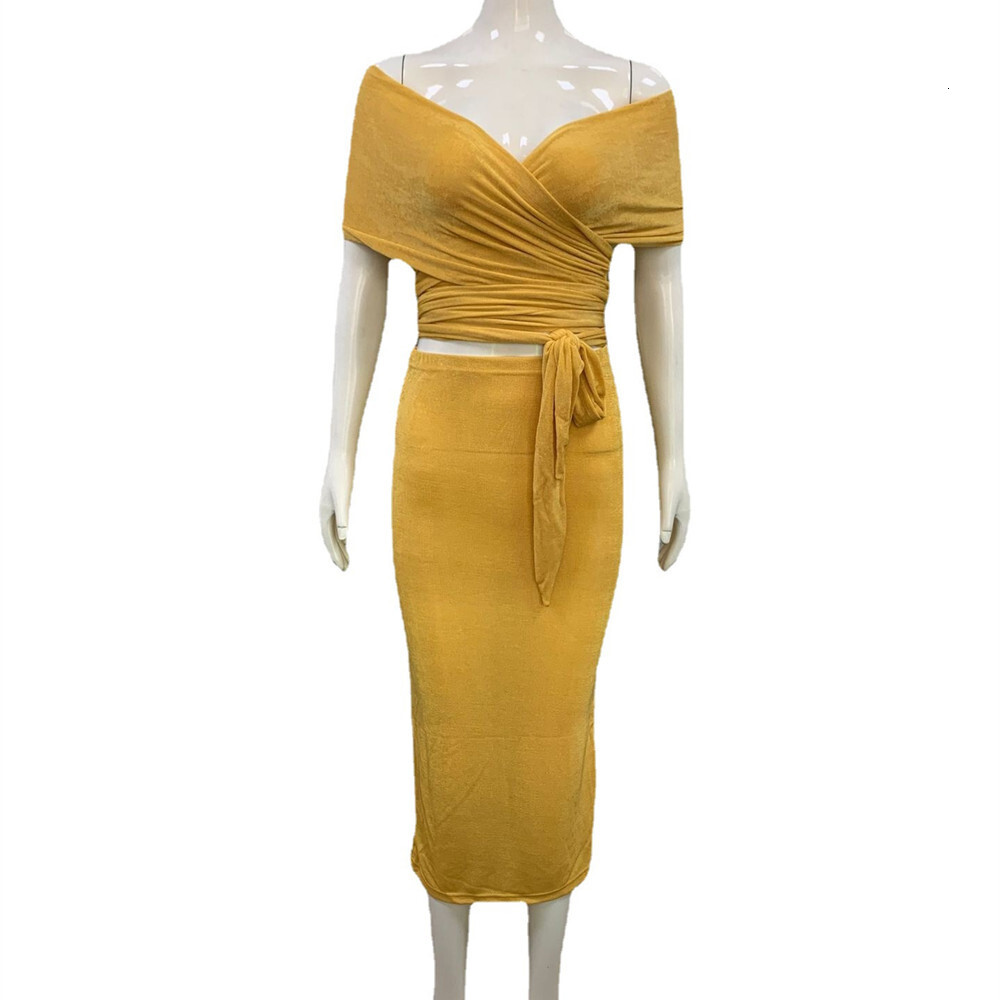 INS New 2025 Sexy Strap Top High Waist Half Body Pleated Fashion Dress Set