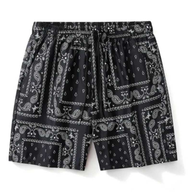 Summer mens fashionable shorts casual Hawaiian vacation shorts 3D retro floral print clothing boys and childrens retro beach shorts X250410
