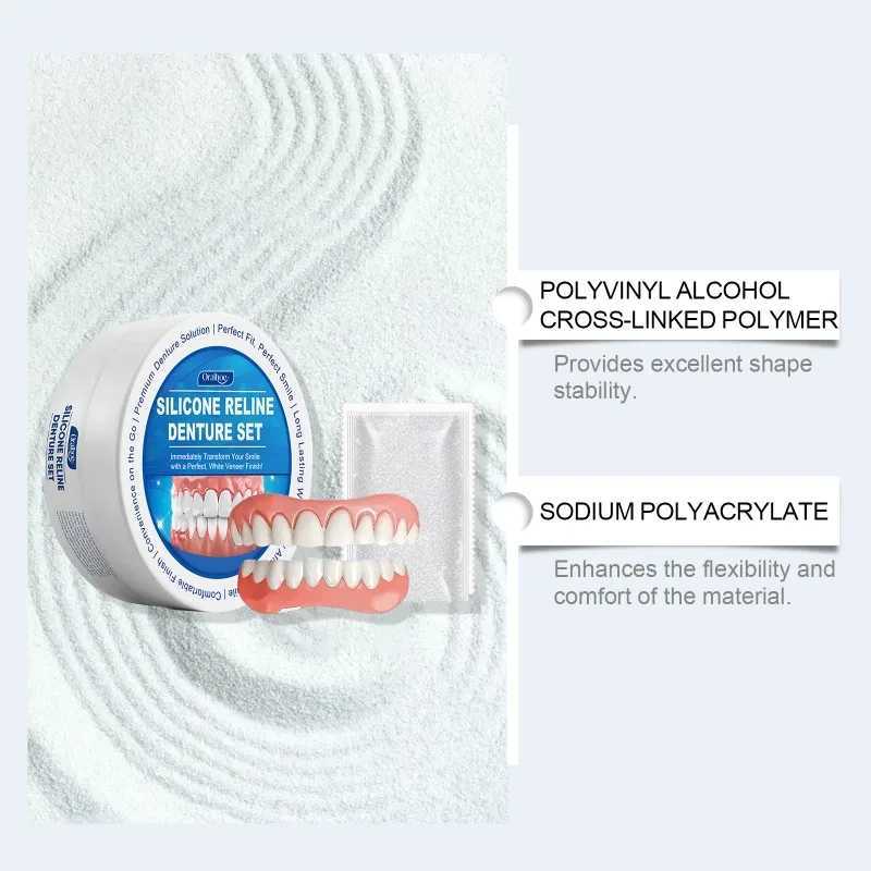 Removable and reusable veneer teeth for orthodontic teeth decoration M250410