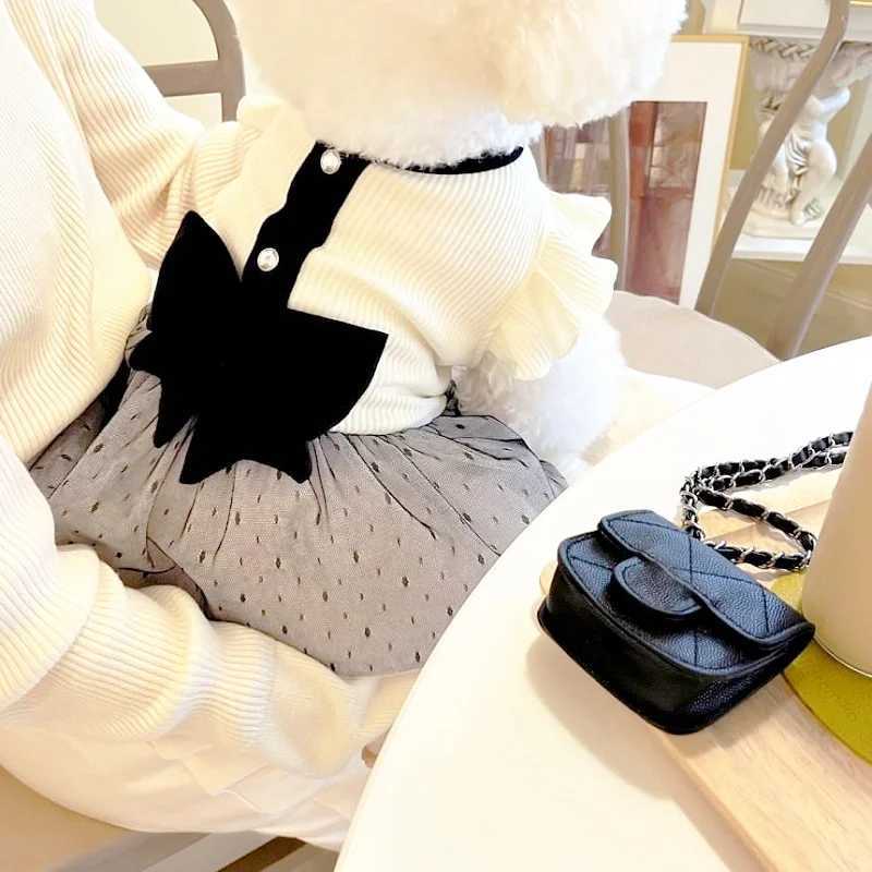 Summer Pet Dress Bowknot Dog Princess Dresses Chihuahua Yorkshire Sweet Skirt Dog Thin T-Shirt Luxury Puppy Costume Dog Supplies J251110