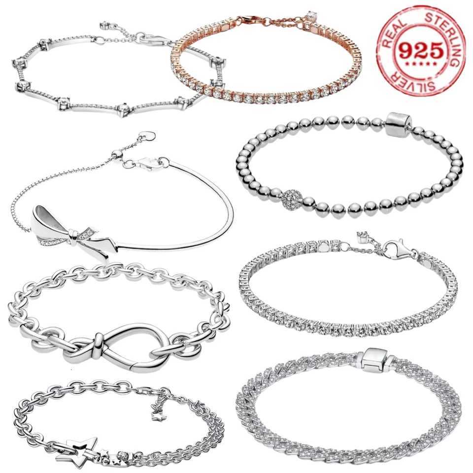 2025 new 925 sterling silver charm bracelet for womens fashion classic original DIY bracelet high quality jewelryT251110