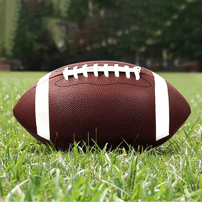 21cm8.5Inch 16p Eco-Friendly PVC Rugby Inflatable American Football Childrens Leather Ball Indoor and Outdoor Sport Supplies 250410