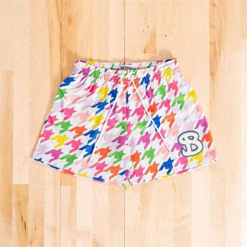 American Mesh basketball shorts mens summer exercise training fitness running quick drying quarter pants men sports shorts X250528