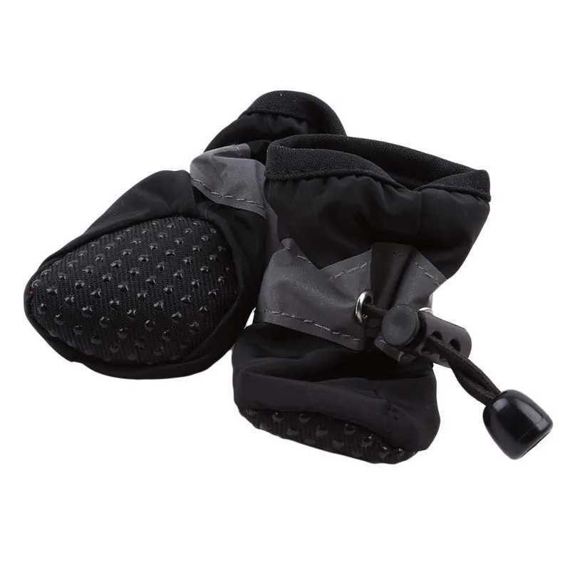 4 waterproof pet dog shoes anti slip rain boots thick and warm suitable for small cats dogs and puppies socks and boots T2504010