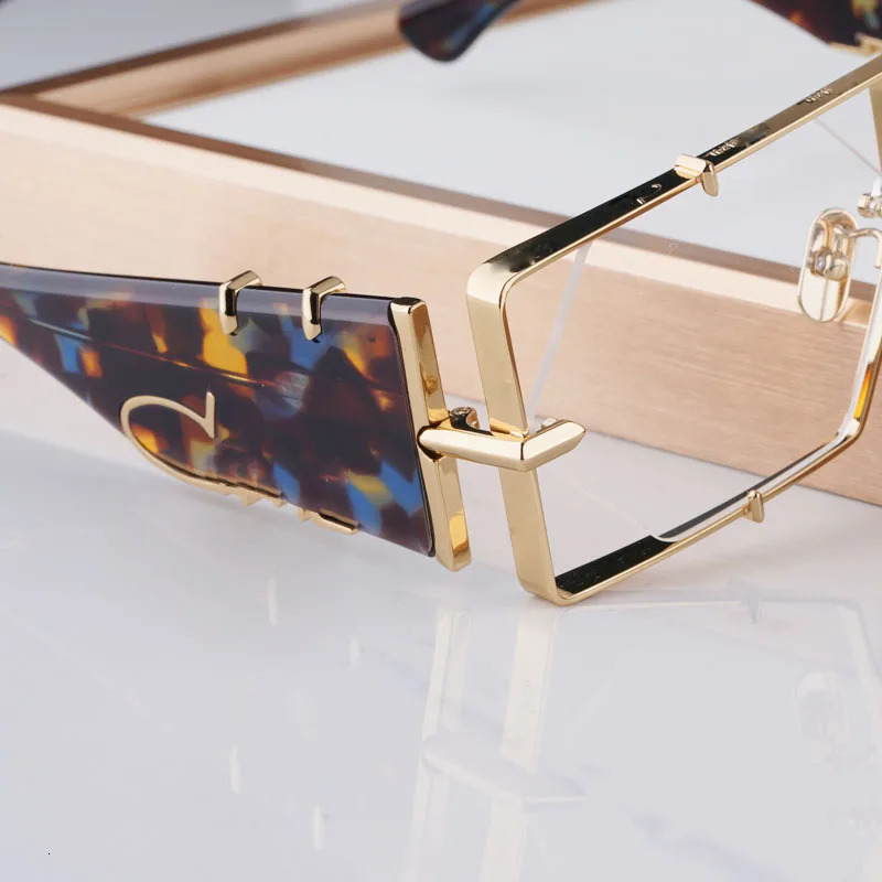 004 Grand Plaza y Sunglasses Mens Metal Acetate Fashion n Hexagon Womens High Street Outdoor UV400 with Shell 250410
